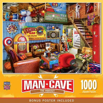 Man Caves The Hideout 1000 Piece Puzzle