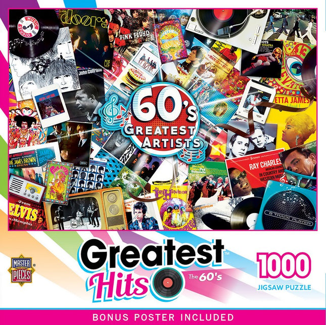 Greatest Hits 60's 1000 Piece Puzzle
