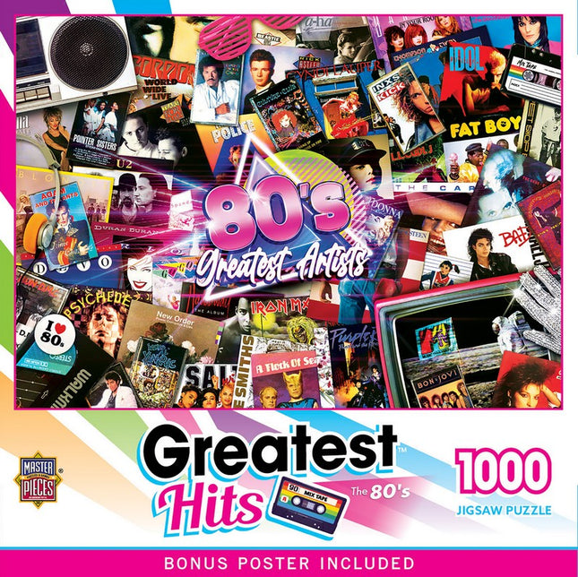 Greatest Hits 80's 1000 Piece Puzzle