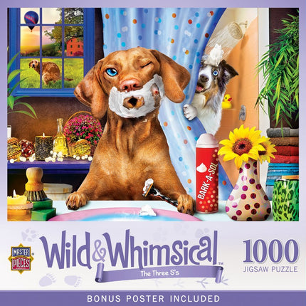 Wild & Whimsical The Three S's 1000 Piece Puzzle