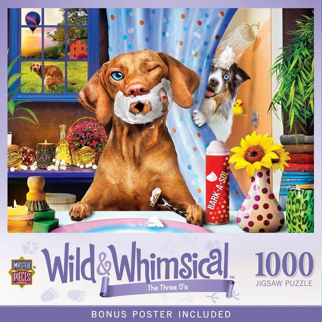Wild & Whimsical The Three S's 1000 Piece Puzzle