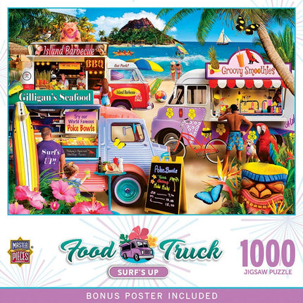 Food Truck Roundup Surf's Up 1000 Piece Puzzle