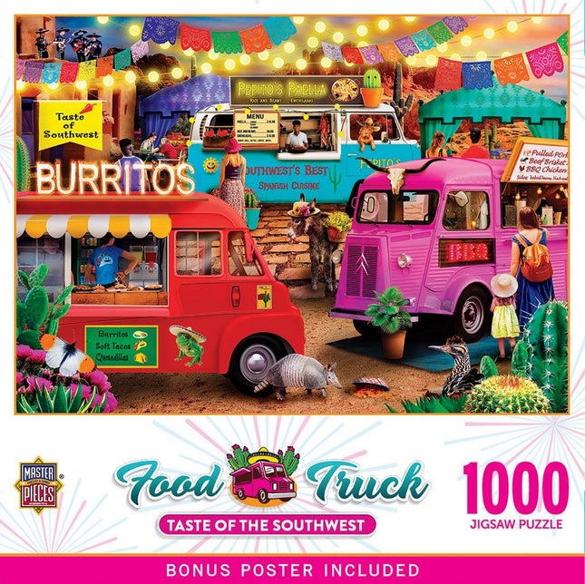 Food Truck Roundup Taste of the Southwest 1000 Piece Puzzle