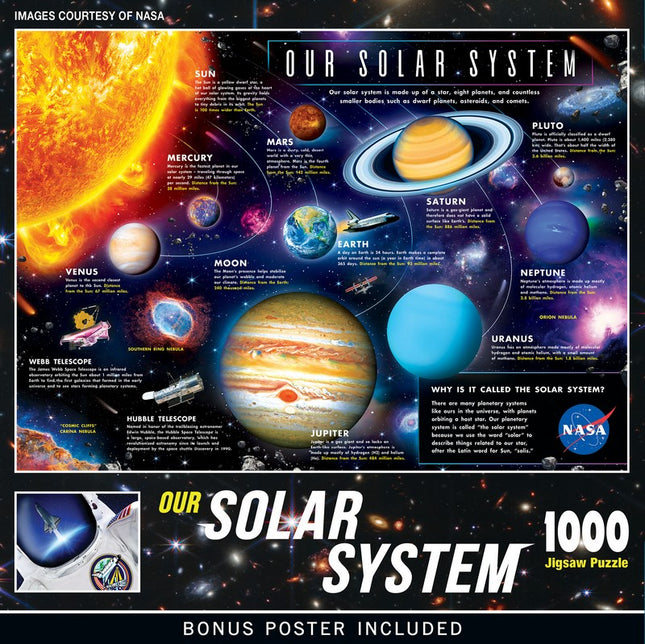 NASA The Solar System 1000 Piece Puzzle