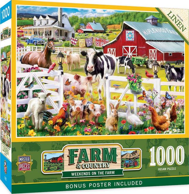 Farm & Country Weekends On the Farm 1000 Piece Puzzle