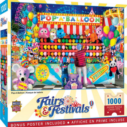 Fairs & Festivals Pop-A-Balloon 1000 Piece Puzzle