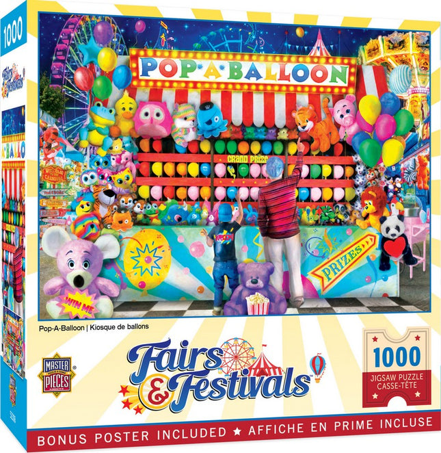 Fairs & Festivals Pop-A-Balloon 1000 Piece Puzzle