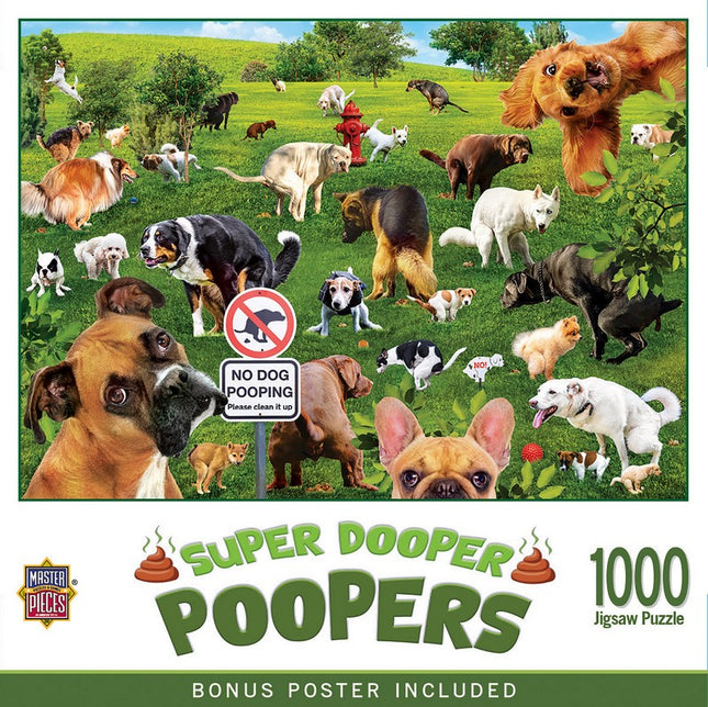 Internet Sensations Super Dooper Poopers 1000 Piece Puzzle