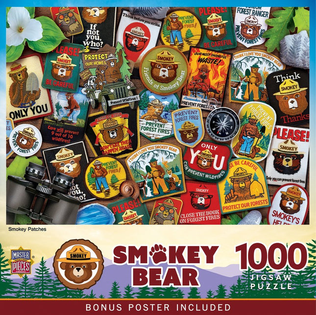 Smokey Bear Patches 1000 Piece Puzzle