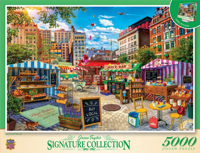 Signature Buy Local Honey 5000 Piece Puzzle