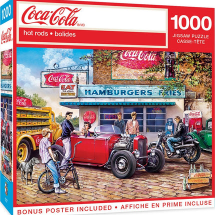 Coca-Cola Hot Rods 1000 Piece Puzzle