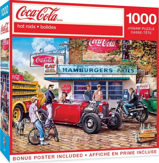 Coca-Cola Hot Rods 1000 Piece Puzzle