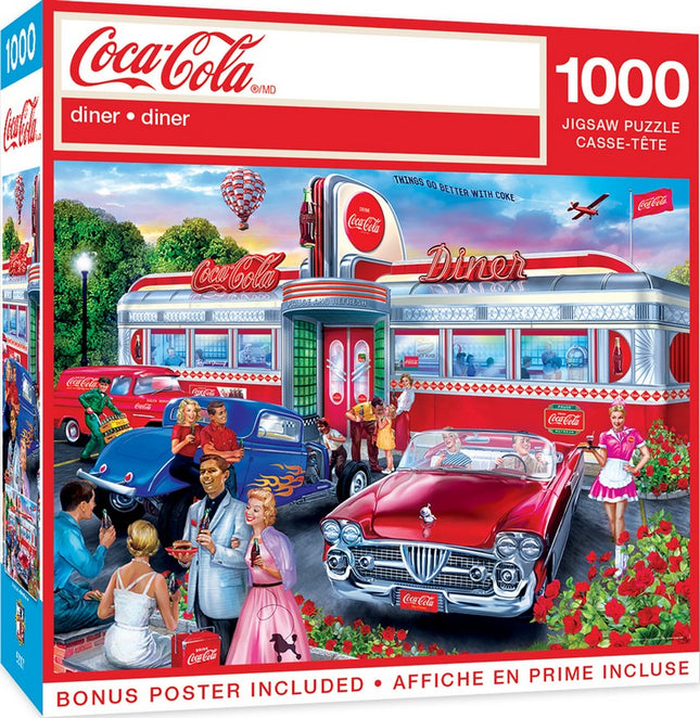 Coca-Cola Diner 1000 Piece Puzzle