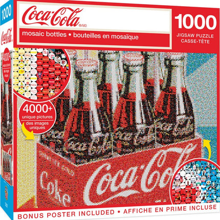 Coca-Cola Photomosaic Bottles 1000 Piece Puzzle