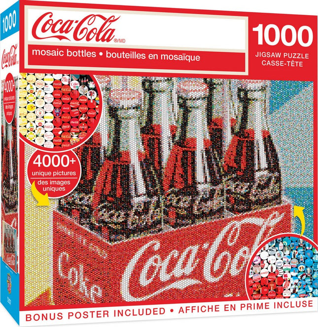 Coca-Cola Photomosaic Bottles 1000 Piece Puzzle