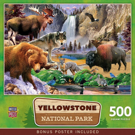 National Parks - Yellowstone 500 Piece Puzzle