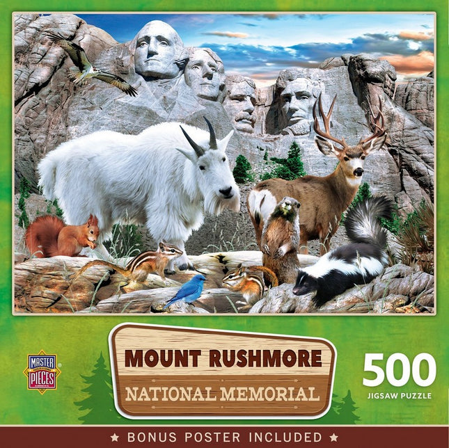 National Parks - Mount Rushmore 500 Piece Puzzle