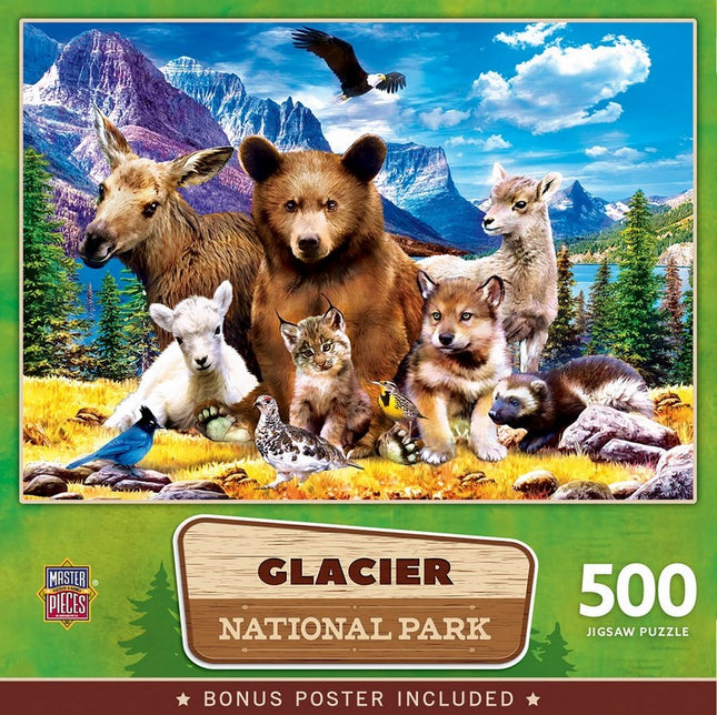 National Parks - Glacier 500 Piece Puzzle