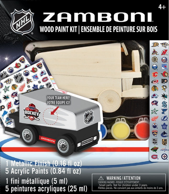 NHL Zamboni Wood Paint Kit