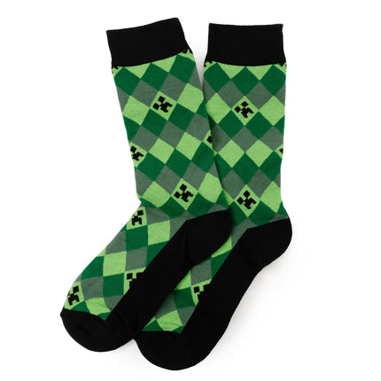 Minecraft Creeper Men's Sock Set : 3 Pairs