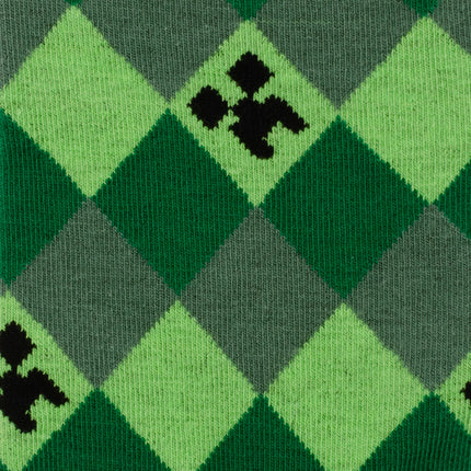 Minecraft Creeper Men's Sock Set : 3 Pairs