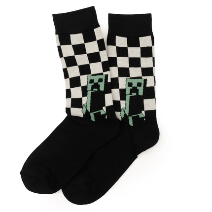 Minecraft Creeper Men's Sock Set : 3 Pairs