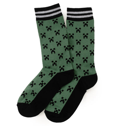 Minecraft Creeper Men's Sock Set : 3 Pairs