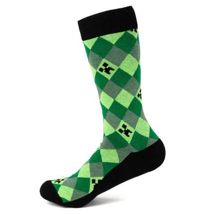 Minecraft Creeper Men's Sock Set : 3 Pairs