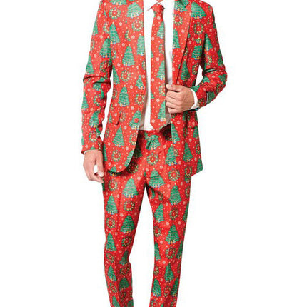 Men's Red Christmas Suit