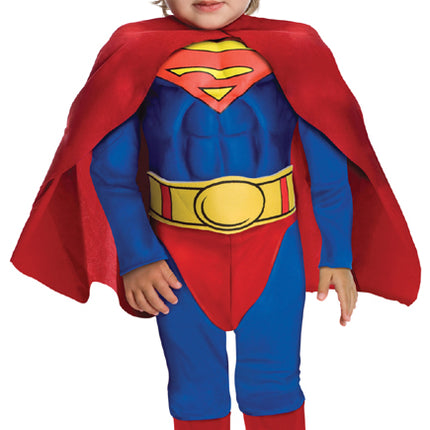 Toddler Deluxe Superman Costume - Muscle Chest
