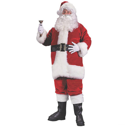 Adult Premium Plush Red Santa Suit Costume