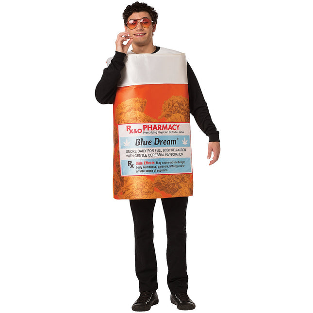 Adult RX Bottle Blue Dream Costume
