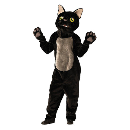 Adult Black Cat Jumpsuit Costume with Mask & Paws