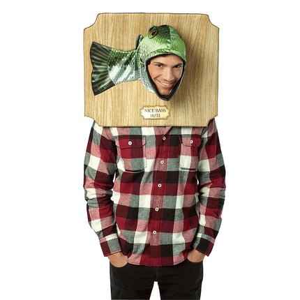 Adult Bass Trophy Head Costume