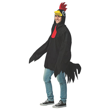 Adult Black Rooster Costume