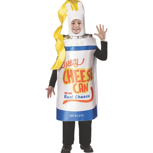 Child Cheezy Cheese Spray Can Costume 7-10