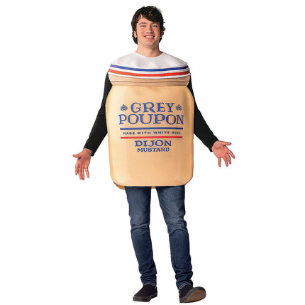 Adult McCormick Grey Poupon Mustard Costume