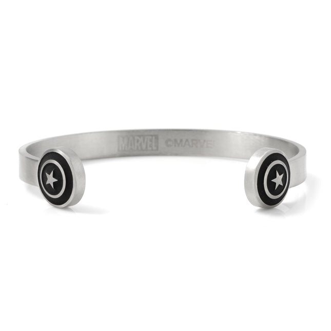 Marvel Captain America Stainless Steel Cuff Bracelet