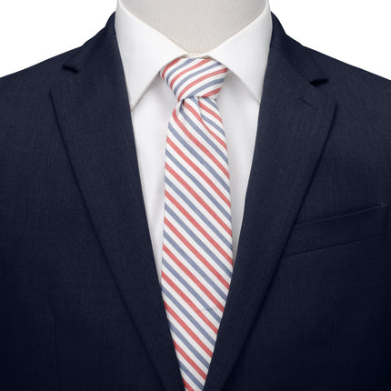 Marvel Captain America Striped White Men's Tie
