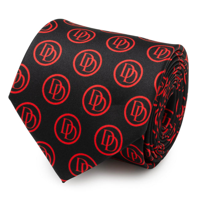 Marvel Daredevil Men's Black Tie