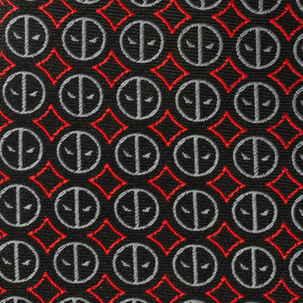 Marvel Deadpool Men's Black Tie