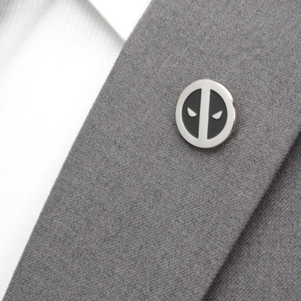 Marvel Deadpool Silver Mask Lapel Pin