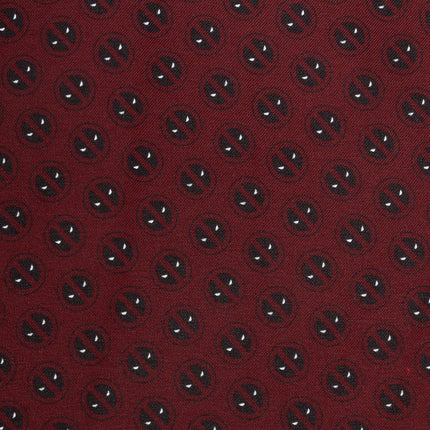 Marvel Deadpool Red Mask Silk Pocket Square