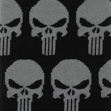 Marvel Punisher Black Socks and Silver Lapel Pin Gift Set