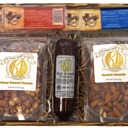 Savory Snack Sampler Gift Basket