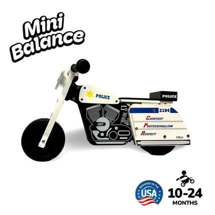 Baby Balance Bike MiniBalance Police Patrol