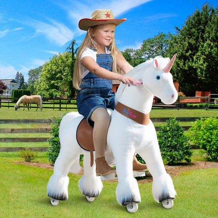 Model U® Unicorn Ride-On Toy Age 7+ – White