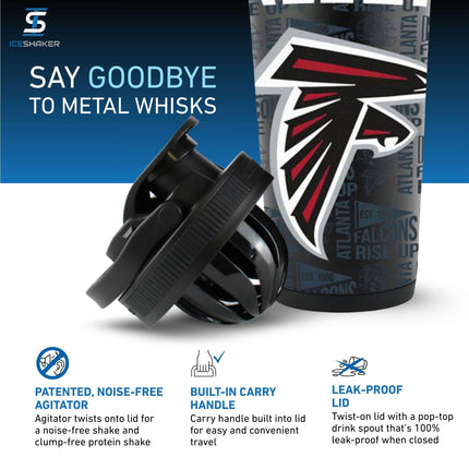 Officially Licensed Atlanta Falcons 26oz Ice Shaker