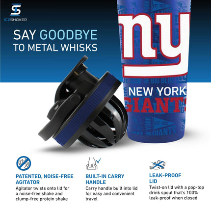 Officially Licensed New York Giants 26oz Ice Shaker