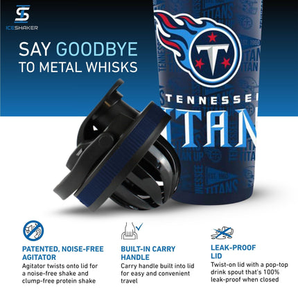 Officially Licensed Tennessee Titans 4D Ice Shaker